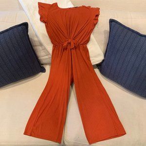 Love 2 Be Loved Orange Romper